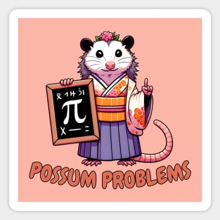 Pi day possum Magnet